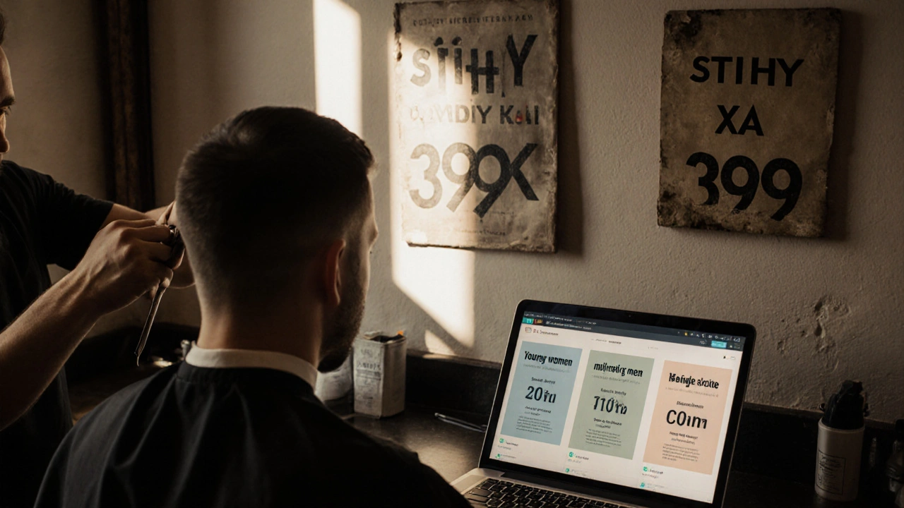 Kadeřník v Třebíči používá ChatGPT k vytváření personalizovaných reklam pro různé klienty.