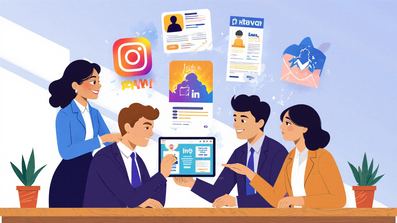 Tým využívá Canva k vytváření vizuálního obsahu pro sociální sítě.