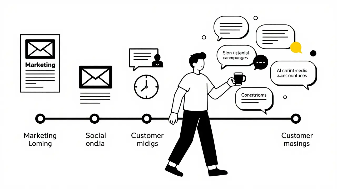 Vývoj digitálního marketingu: od pomalých kampaní před pěti lety k rychlému, personalizovanému obsahu dnes.